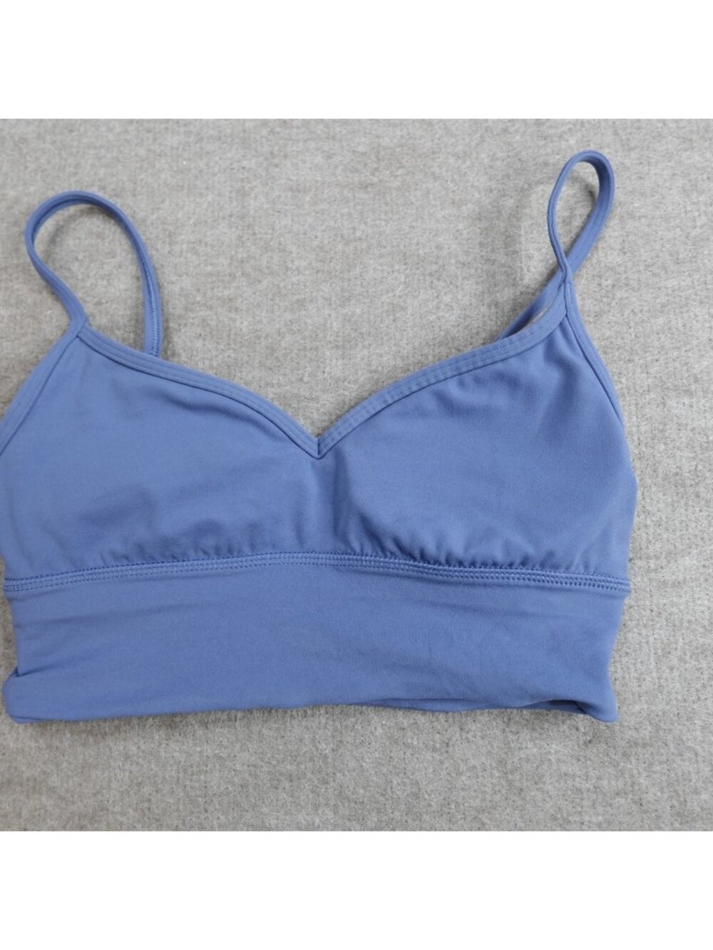 Lululemon Women's Bra Small / 6 Blue Padded Align Sweetheart LW2E49S Recent